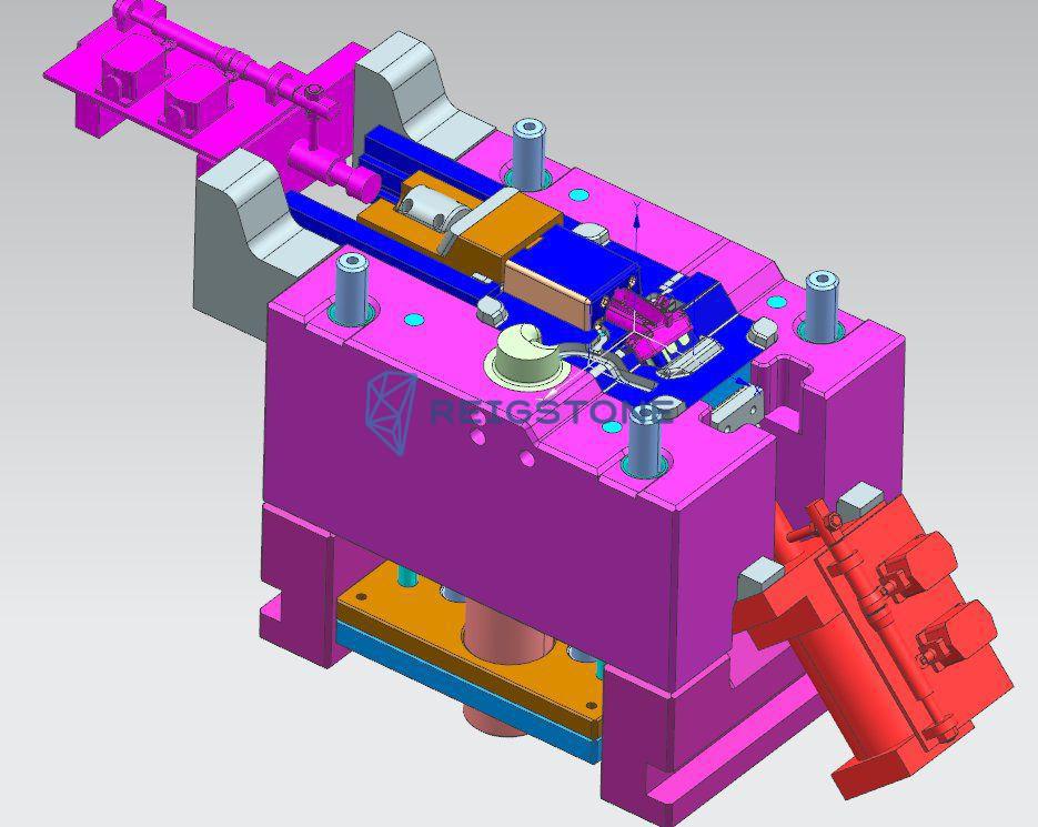 Die casting light cover